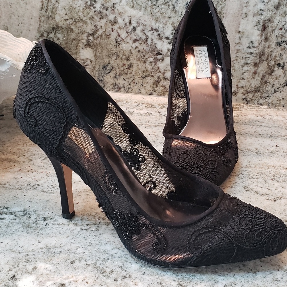 Bradley Mischka sexy lace heels